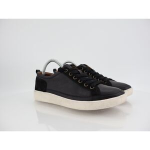 Vionic Winny Sneakers Womens Size 9 Black Leather Lace Up Shoes